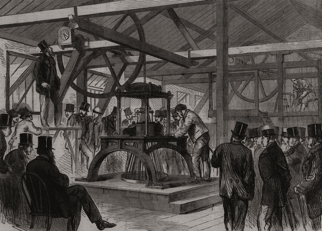 Completing the Atlantic Telegraph Cable, Morden Wharf, Greenwich. London 1865